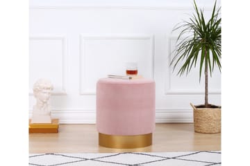 Owensboro Sittpuff 40 cm - Rosa - Möbler - Stolar & fåtöljer - Pall & puff - Sittpuff