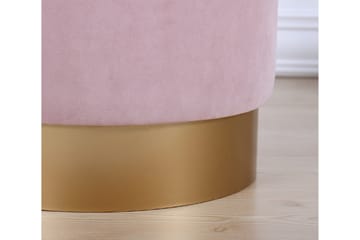 Owensboro Sittpuff 40 cm - Rosa - Möbler - Stolar & fåtöljer - Pall & puff - Sittpuff