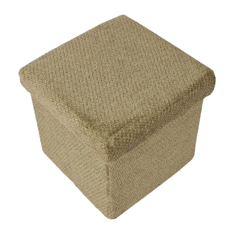 Pall Jesse med förvaring 30x30x30 cm - Grön - Möbler - Stolar & fåtöljer - Pall & puff - Sittpuff