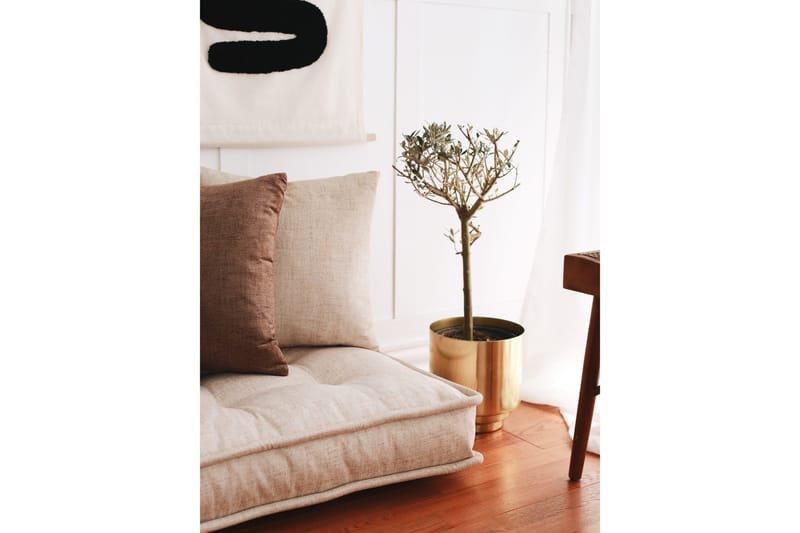 Parul Sittpuff 100 cm - Cream - Möbler - Stolar & fåtöljer - Pall & puff - Sittpuff