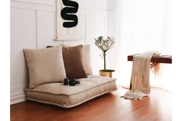 Parul Sittpuff 100 cm - Cream - Möbler - Stolar & fåtöljer - Pall & puff - Sittpuff
