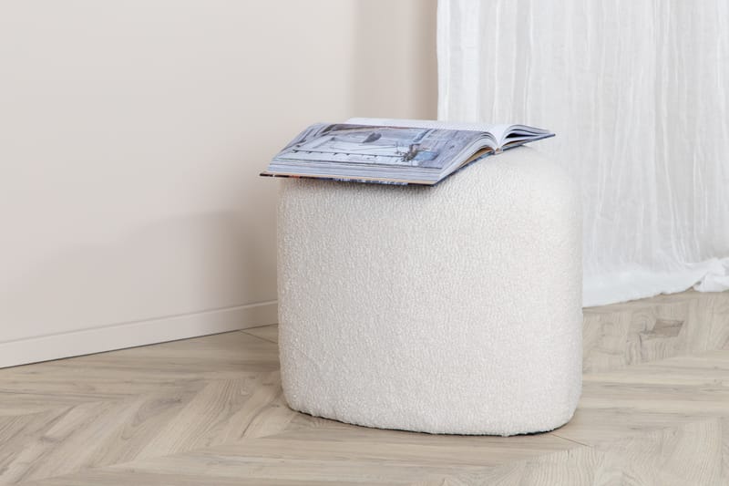 Peg Sittpuff - Vit - Möbler - Stolar & fåtöljer - Pall & puff - Sittpuff