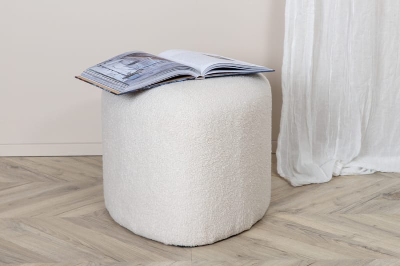 Peg Sittpuff - Vit - Möbler - Stolar & fåtöljer - Pall & puff - Sittpuff