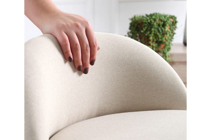 Philippi Sittpuff 42 cm - Beige - Möbler - Stolar & fåtöljer - Pall & puff - Sittpuff