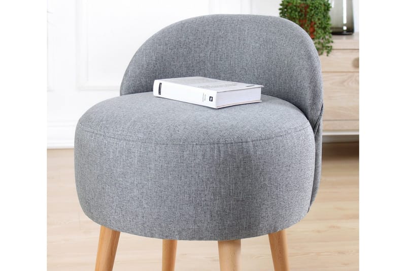 Philippi Sittpuff 42 cm - Grå - Möbler - Stolar & fåtöljer - Pall & puff - Sittpuff