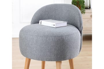 Philippi Sittpuff 42 cm - Grå - Möbler - Stolar & fåtöljer - Pall & puff - Sittpuff