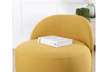 Philippi Sittpuff 42 cm - Gul - Möbler - Stolar & fåtöljer - Pall & puff - Sittpuff