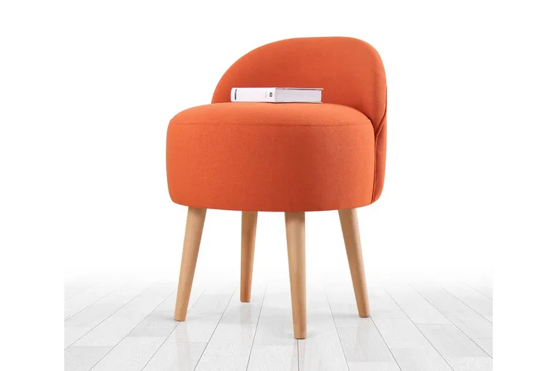 Philippi Sittpuff 42 cm - Orange - Möbler - Stolar & fåtöljer - Pall & puff - Sittpuff