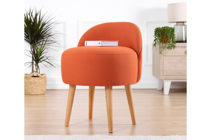 Philippi Sittpuff 42 cm - Orange - Möbler - Stolar & fåtöljer - Pall & puff - Sittpuff