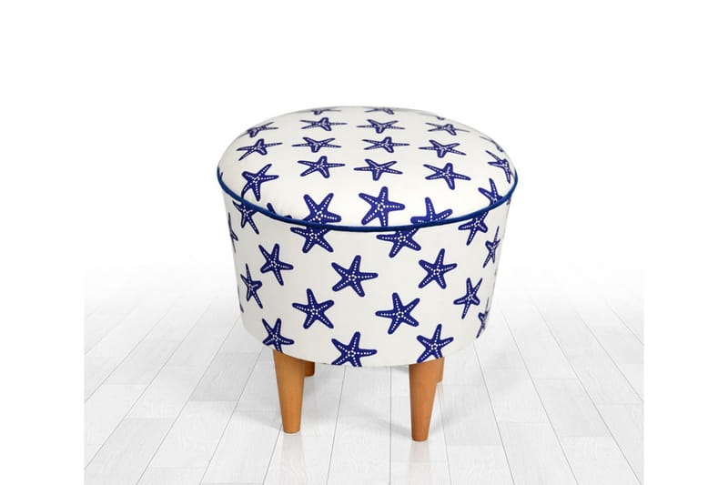 Pradera Sittpuff 42 cm - Blå - Möbler - Stolar & fåtöljer - Pall & puff - Sittpuff