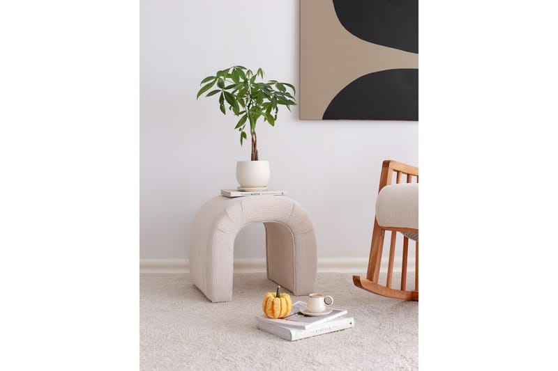 Ramdas Sittpuff 51 cm - Vit - Möbler - Stolar & fåtöljer - Pall & puff - Sittpuff