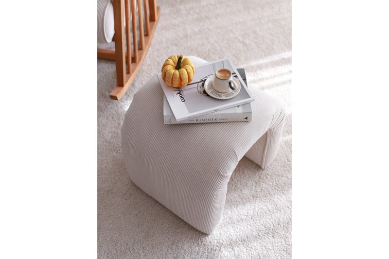 Ramdas Sittpuff 51 cm - Vit - Sittpuff