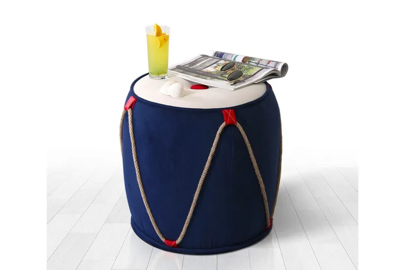 Redlands Sittpuff 42 cm, Blå