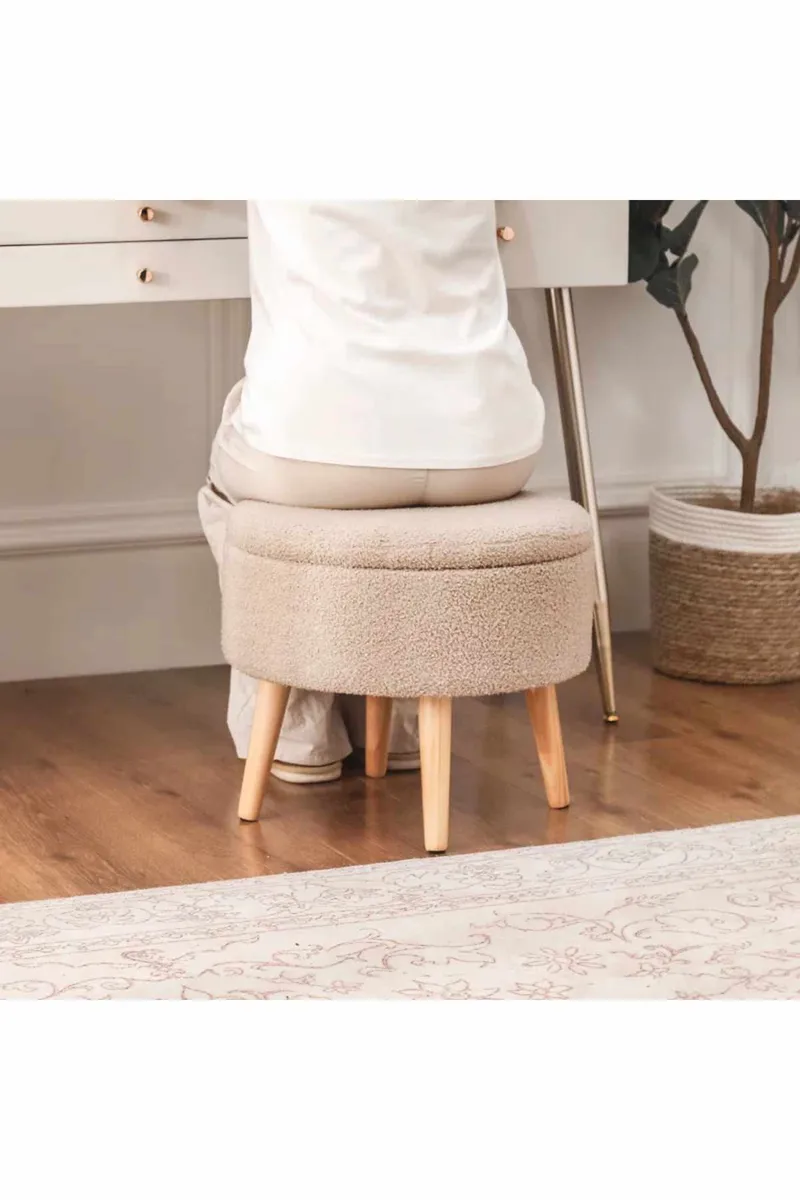 Retzow Sittpuff med förvaring 45 cm - Möbler - Stolar & fåtöljer - Pall & puff - Sittpuff