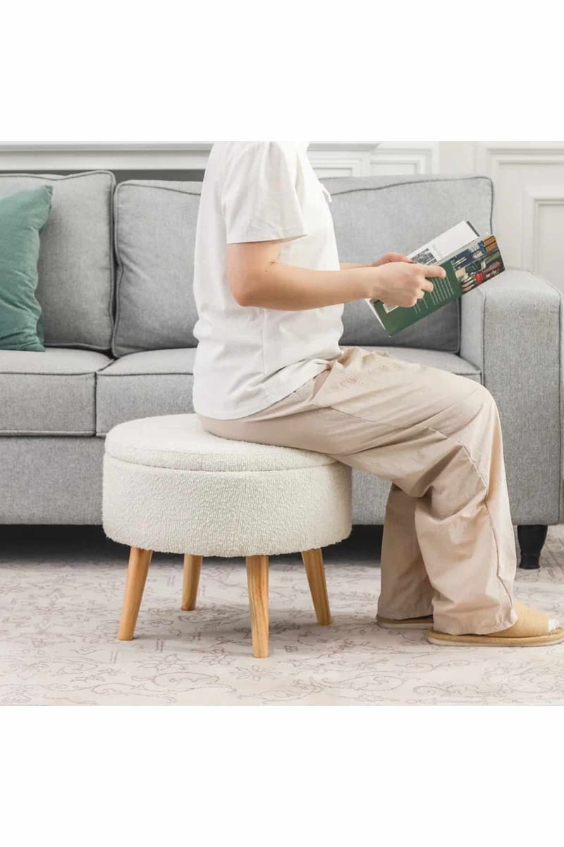 Retzow Sittpuff med förvaring 45 cm - Möbler - Stolar & fåtöljer - Pall & puff - Sittpuff