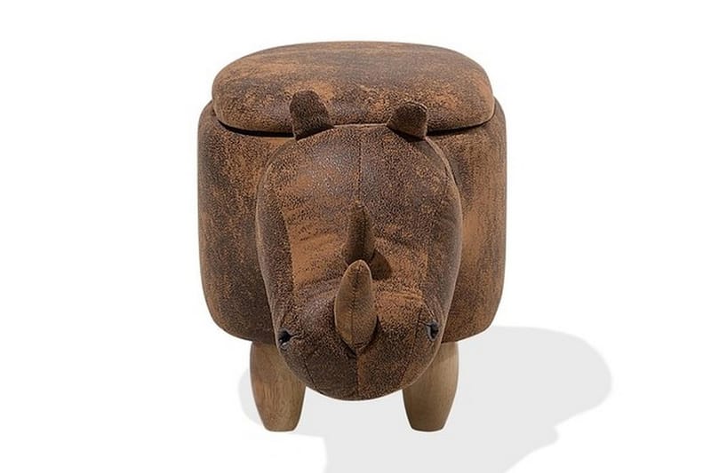 Rhino Sittpuff 60 cm - Brun - Möbler - Stolar & fåtöljer - Pall & puff - Sittpuff