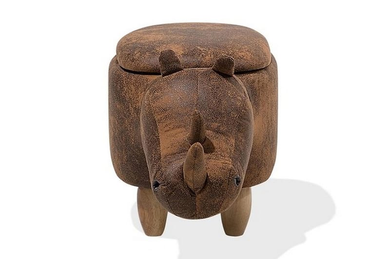 Rhino Sittpuff 60 cm - Brun - Möbler - Stolar & fåtöljer - Pall & puff - Sittpuff