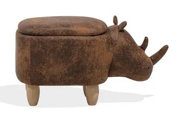 Rhino Sittpuff 60 cm - Brun - Möbler - Stolar & fåtöljer - Pall & puff - Sittpuff