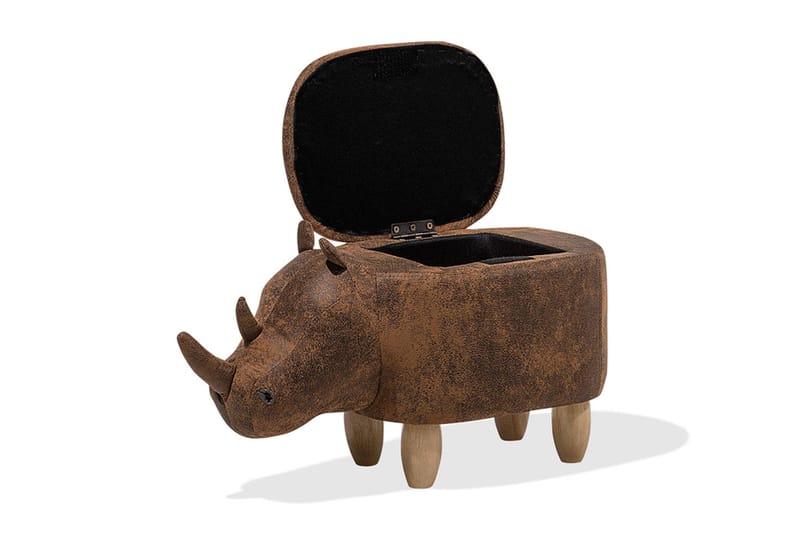 Rhino Sittpuff 60 cm - Brun - Möbler - Stolar & fåtöljer - Pall & puff - Sittpuff