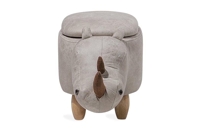 Rhino Sittpuff 60 cm - Grå - Sittpuff