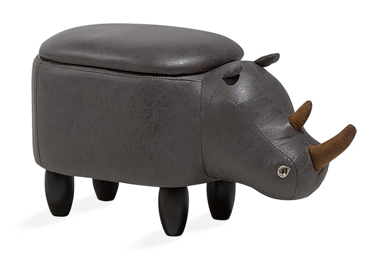 Rhino Sittpuff 60 cm - Grå - Sittpuff
