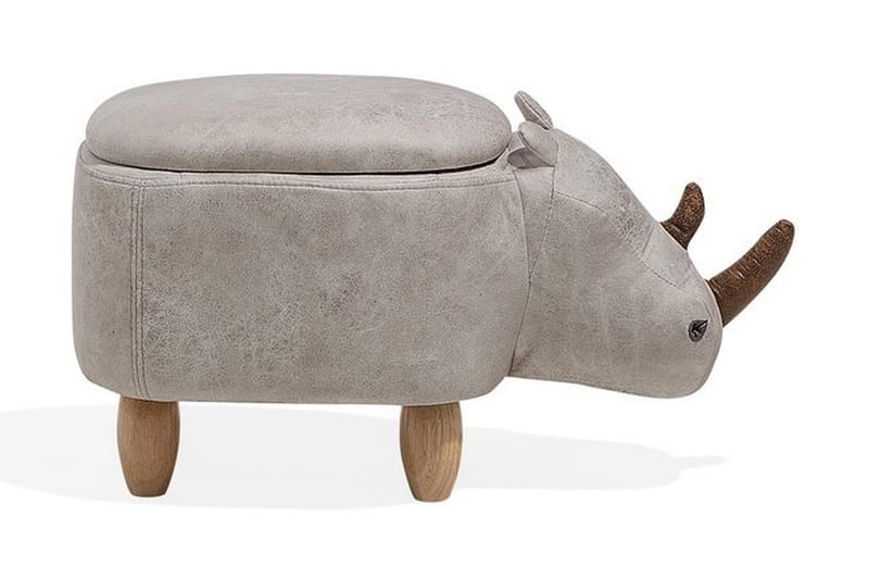 Rhino Sittpuff 60 cm - Grå - Möbler - Stolar & fåtöljer - Pall & puff - Sittpuff