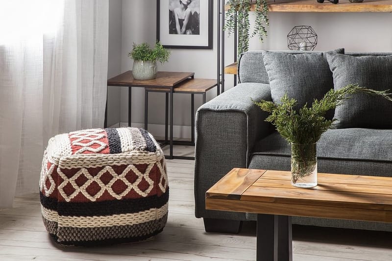 Sagar Sittpuff 48 cm - Flerfärgad - Möbler - Stolar & fåtöljer - Pall & puff - Sittpuff