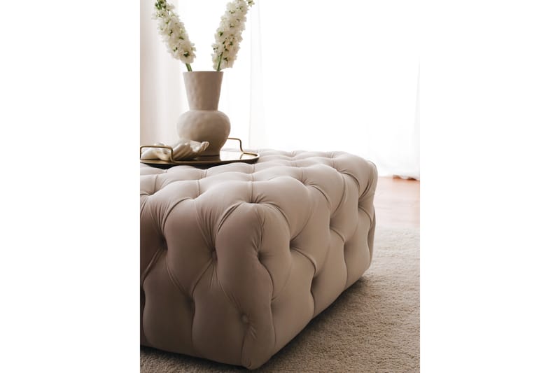 Seban Sittpuff 80 cm - Cream - Möbler - Stolar & fåtöljer - Pall & puff - Sittpuff