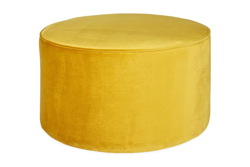 Serra Sittpuff Låg Rund - Ockra - Möbler - Stolar & fåtöljer - Pall & puff - Sittpuff