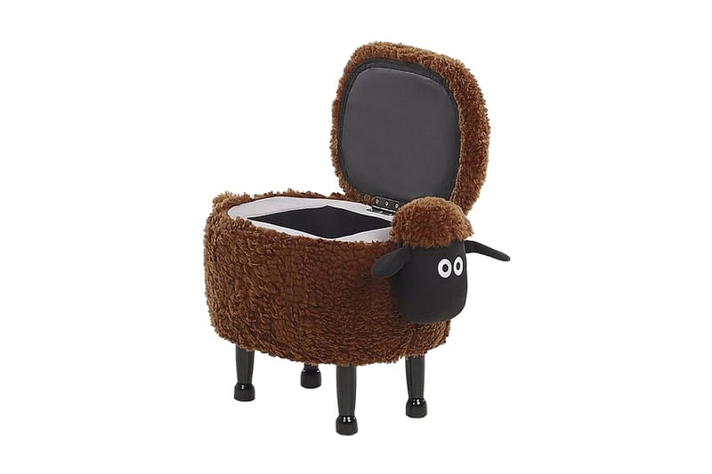 Sheep Sittpuff med Förvaring - Brun - Möbler - Stolar & fåtöljer - Pall & puff - Sittpuff