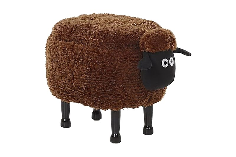 Sheep Sittpuff med Förvaring - Brun - Möbler - Stolar & fåtöljer - Pall & puff - Sittpuff