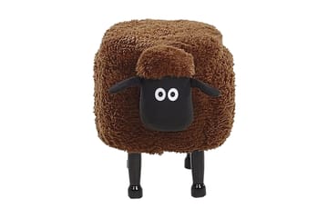 Sheep Sittpuff med Förvaring - Brun - Möbler - Stolar & fåtöljer - Pall & puff - Sittpuff