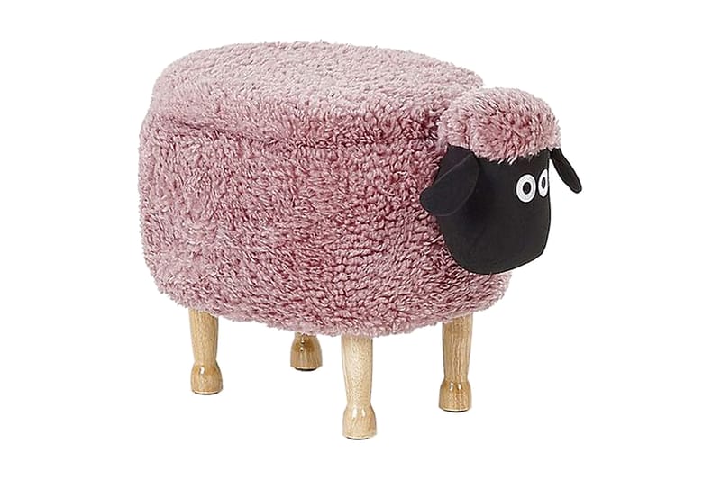 Sheep Sittpuff med Förvaring - Rosa - Möbler - Stolar & fåtöljer - Pall & puff - Sittpuff