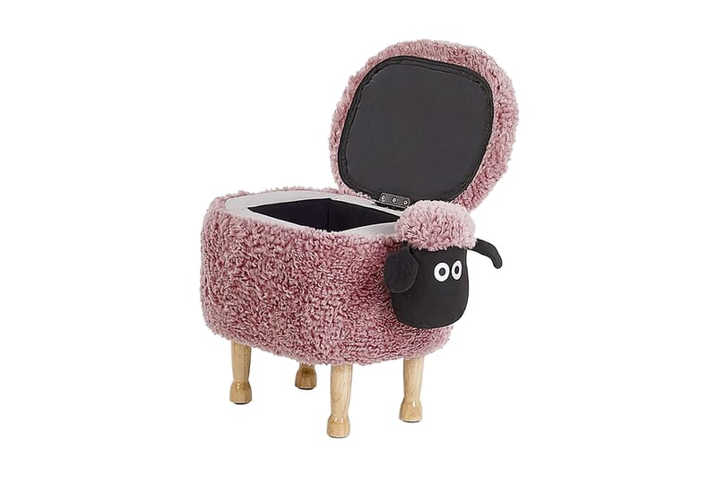 Sheep Sittpuff med Förvaring - Rosa - Möbler - Stolar & fåtöljer - Pall & puff - Sittpuff