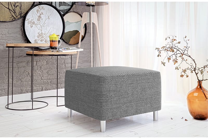 Skatteg Sittpuff 65x56x42 cm - Grå - Möbler - Stolar & fåtöljer - Pall & puff - Sittpuff
