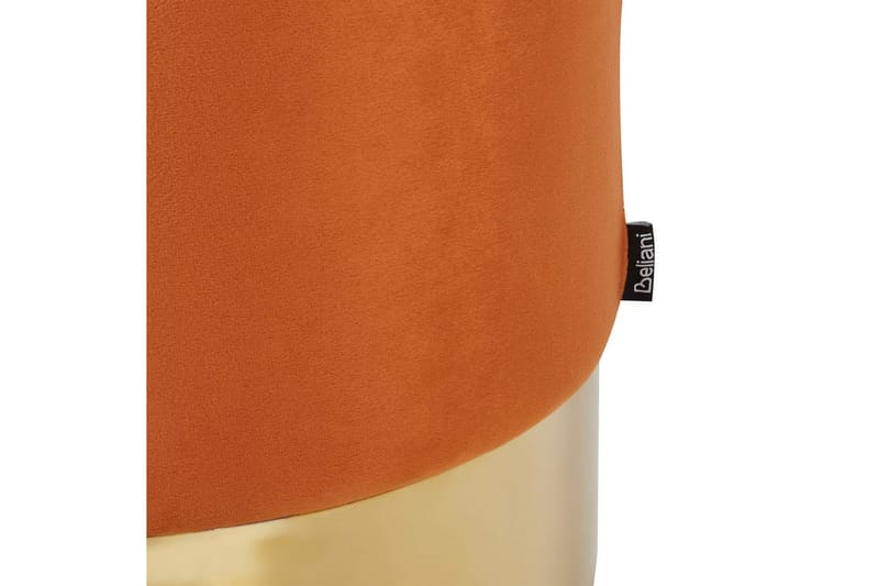 Sittpuff Sophia Orange/guld - Orange/guld - Möbler - Stolar & fåtöljer - Pall & puff - Sittpuff