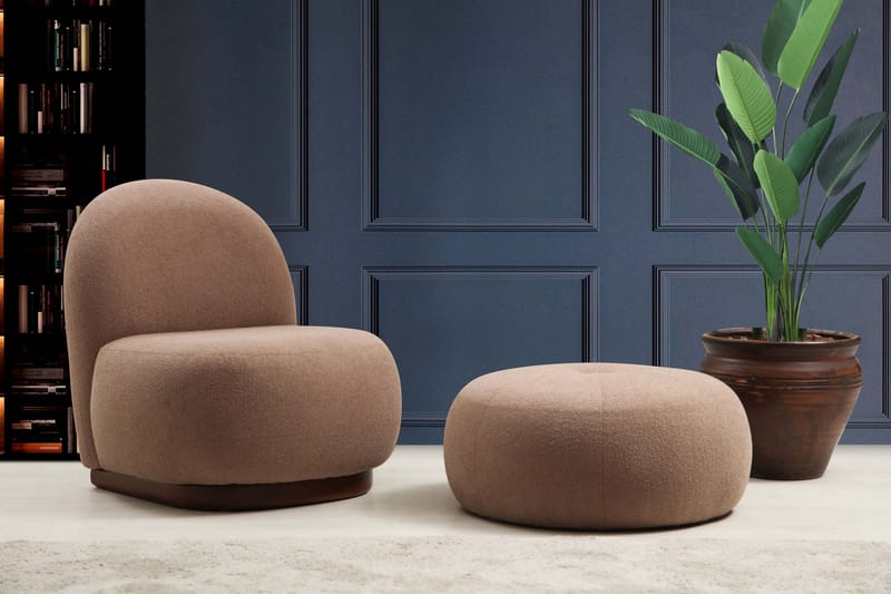 Springhill Sittpuff 55 cm - Brun - Möbler - Stolar & fåtöljer - Pall & puff - Sittpuff