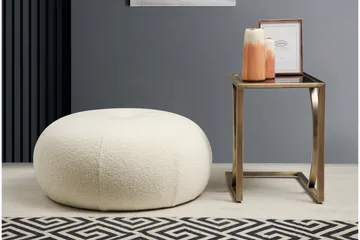 Springhill Sittpuff 55 cm - Vit - Möbler - Stolar & fåtöljer - Pall & puff - Sittpuff