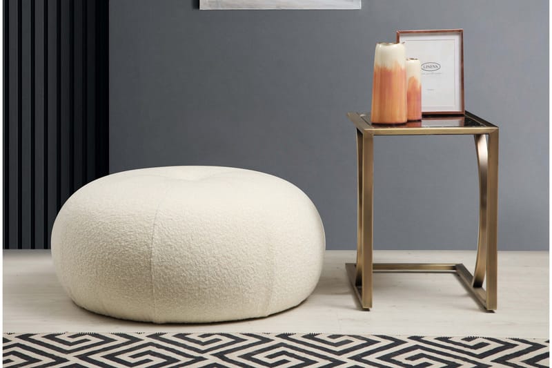 Springhill Sittpuff 55 cm - Vit - Möbler - Stolar & fåtöljer - Pall & puff - Sittpuff