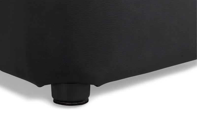 Square Pall Läder - Svart - Möbler - Stolar & fåtöljer - Pall & puff - Sittpuff