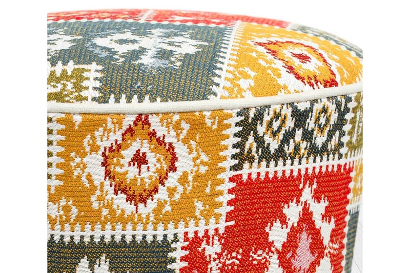 Sweetwater Sittpuff 42 cm - Beige/Röd - Möbler - Stolar & fåtöljer - Pall & puff - Sittpuff