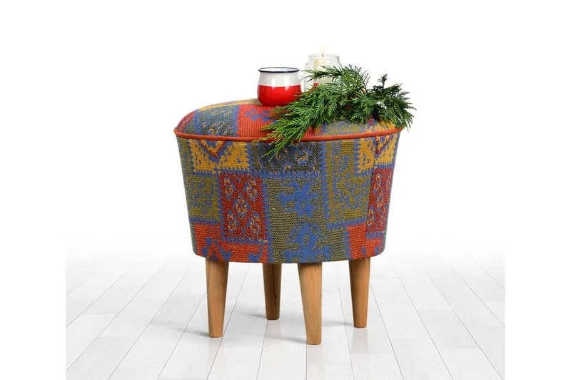 Sweetwater Sittpuff 42 cm, Röd/Blå