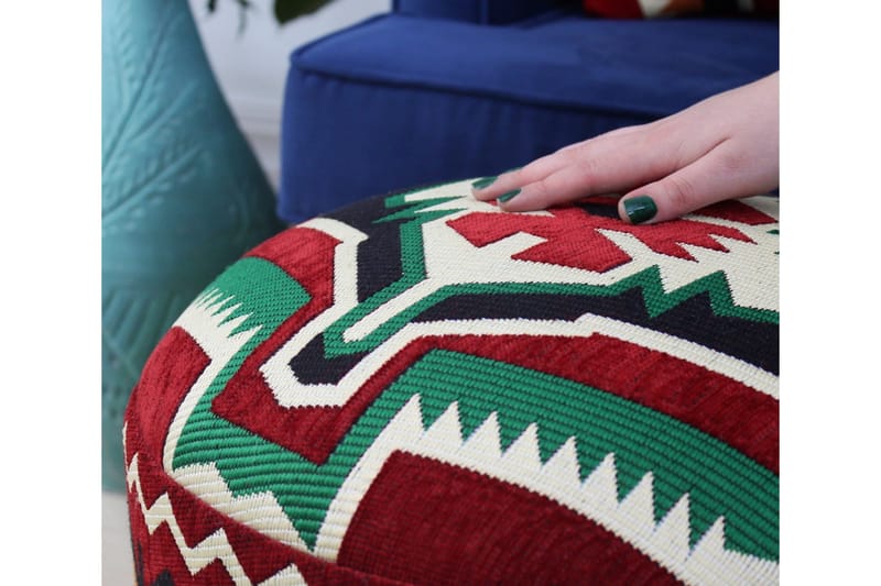 Tarrytown Sittpuff 46 cm - Flerfärgad - Möbler - Stolar & fåtöljer - Pall & puff - Sittpuff