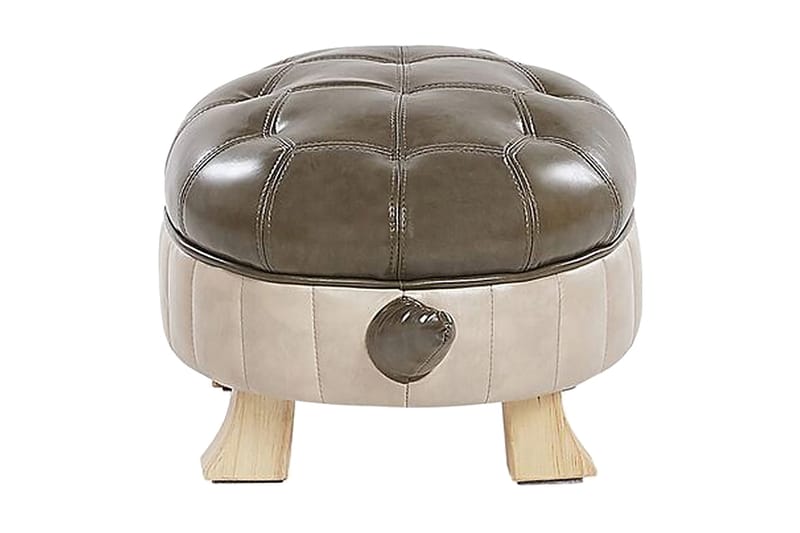 Tartaruga Sittpuff - Konstläder/Grön/Beige - Möbler - Stolar & fåtöljer - Pall & puff - Sittpuff