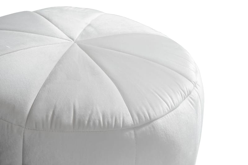Valery Fotpall 55x40 cm Sammet - Vit - Möbler - Stolar & fåtöljer - Pall & puff - Sittpuff