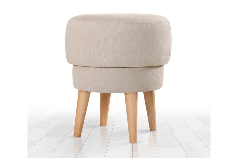 Veccio Sittpuff 47 cm - Beige - Möbler - Stolar & fåtöljer - Pall & puff - Sittpuff