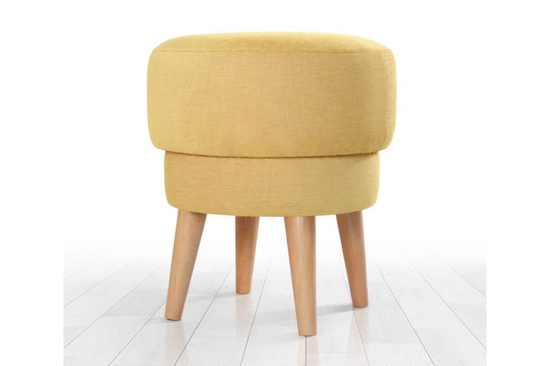 Veccio Sittpuff 47 cm - Gul - Möbler - Stolar & fåtöljer - Pall & puff - Sittpuff