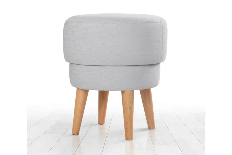 Veccio Sittpuff 47 cm - Ljusgrå - Möbler - Stolar & fåtöljer - Pall & puff - Sittpuff