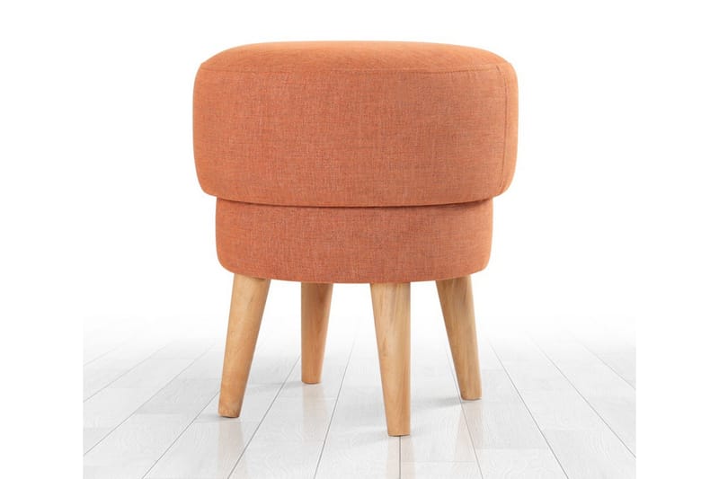 Veccio Sittpuff 47 cm - Orange - Möbler - Stolar & fåtöljer - Pall & puff - Sittpuff