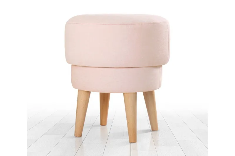 Veccio Sittpuff 47 cm - Rosa - Möbler - Stolar & fåtöljer - Pall & puff - Sittpuff